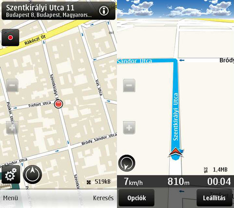 Nokia N8 menü