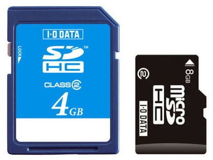 I-O Data SD és microSD kártya