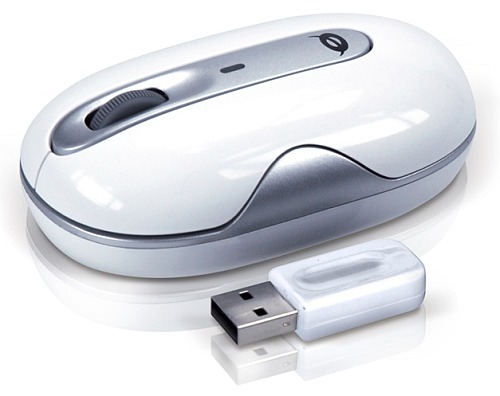 Conceptronic CLLMTRL24S/P Stylish wireless 2.4 GHz Laser Mouse