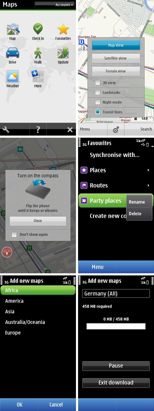 Ovi Maps 3.06 se actualiza e incluye Foursquare