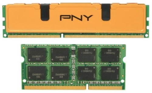 PNY DDR3 4 GB DIMM és SO-DIMM