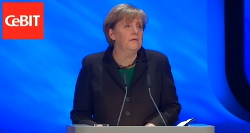 Dr. Angela Merkel a CeBIT megnyitóján