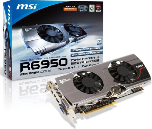 MSI Radeon HD 6950 Twin Frozr III Power Edition