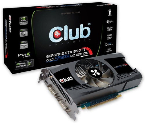 Club 3D GeForce GTX 550 Ti CoolStream OC