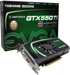 EVGA GeForce GTX 550 Ti FPB és Superclocked verzió