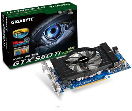 Gigabyte GeForce GTX 550 Ti OC