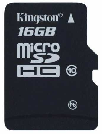 Kingston microSDHC Class 10