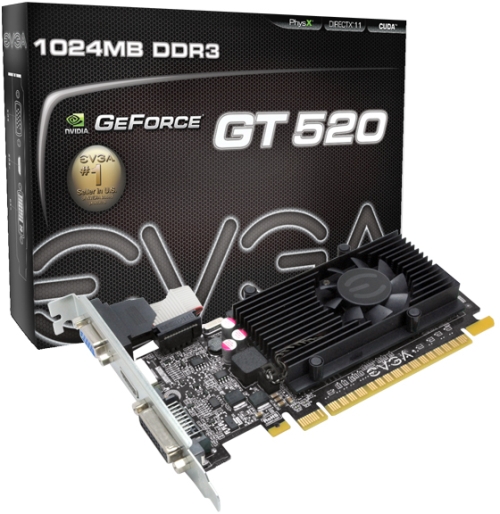 EVGA GeForce GT 520 EVGA GeForce GT 520