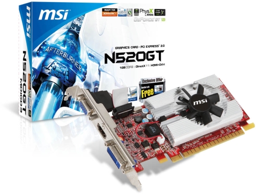 MSI GeForce GT 520 MSI GeForce GT 520