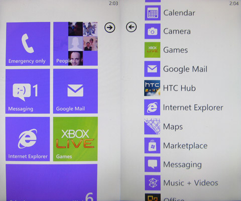 HTC 7 Surround