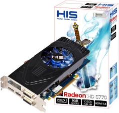 HIS Radeon HD 6750 és 6770 Fan