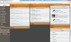 A böngészőből látható felhasználói felület