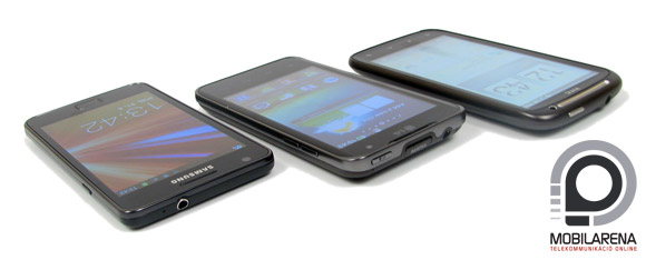HTC Sensation, Optimus 2X, Samsung Galaxy S II
