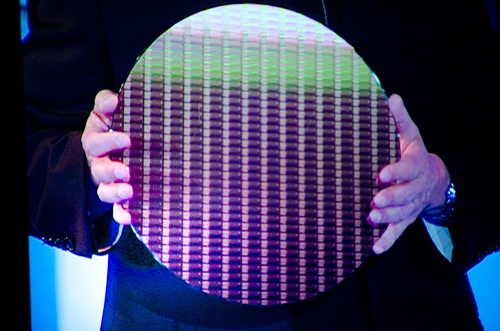 Ivy Bridge wafer
