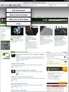 Nyomtatás Safariból, szkennelés a HP iPrintből