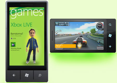 A Windows Phone 7 a Microsoft játékplatformja