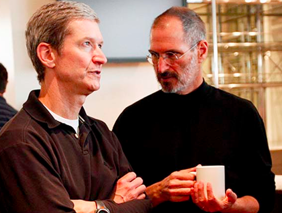Tim Cook és Steve Jobs