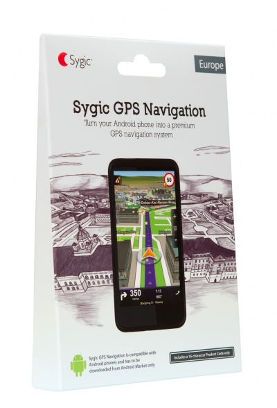 Sygic GPS Navigation dobozos szoftver