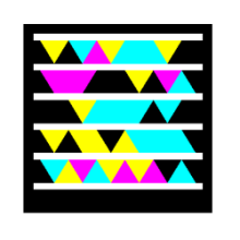 Egy próba kód színes és monokróm változatban.