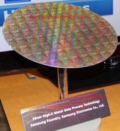 Samsung 14 és 20 nm-es wafer