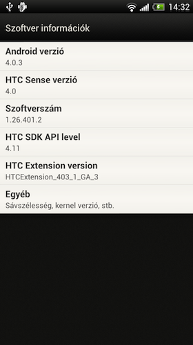 HTC One X with Sense 4.0