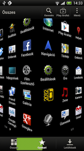 HTC One X with Sense 4.0