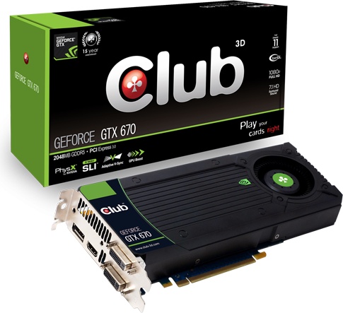 Club 3D GeForce GTX 670