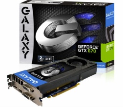 Galaxy GeForce GTX 670 alap és GC verzió