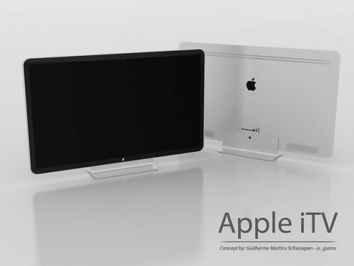 A rajongók által készített Apple iTV koncepciórajzok egyike