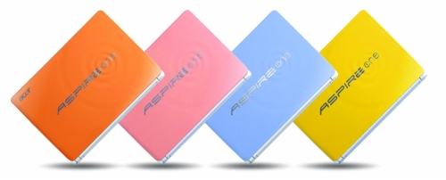 Acer Aspire One Happy 2 netbookok színkavalkádja