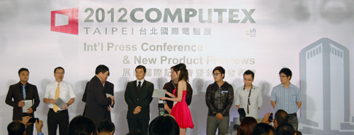 Computex 2012 d&i award díjátadó ceremónia