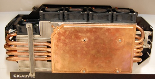 A Gigabyte Windforce 5X hűtője