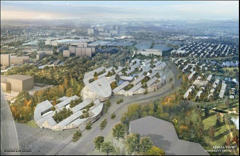 Skolkovo Smart City látványterv