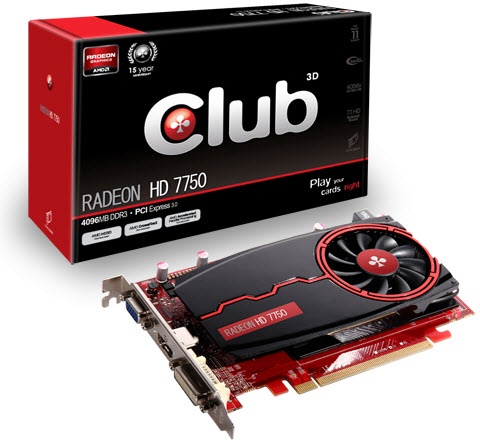 Club 3D Radeon HD 7750 DDR3