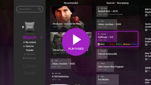Fuso TV applikáció