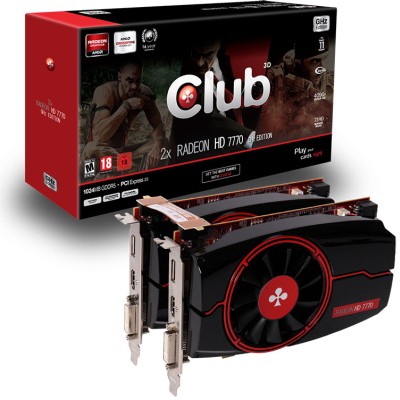 Club 3D 2x Radeon HD 7770