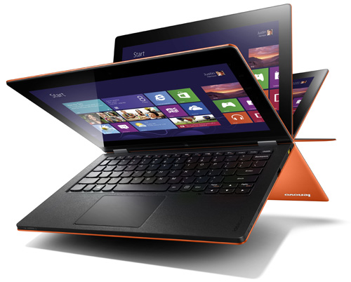 Lenovo IdeaPad Yoga - kifordítható kijelzője révén négyféle pozícióban használható