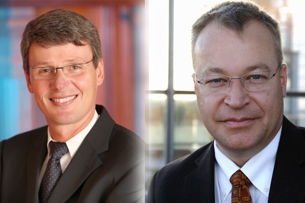 Thorsten Heins (RIM) és Stephen Elop (Nokia)
