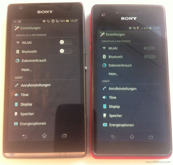 Sony Xperia SP és Xperia V