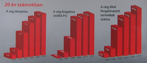 Számokban a hazai Hama képviselet fejlődése