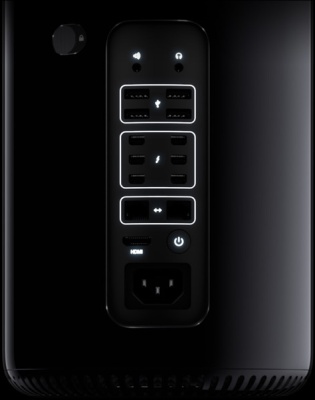 Apple Mac Pro I/O panel