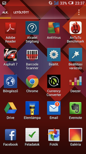 Alcatel One Touch Idol X