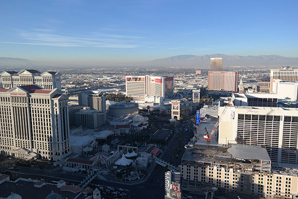 A Strip felülről, legalábbis az északi fele