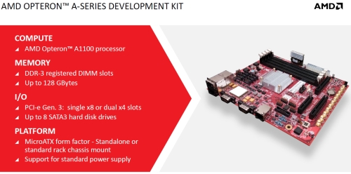 AMD Opteron A1100-as fejlesztői platform
