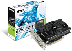 MSI GeForce GTX 750/750 Ti OC és Gaming verzió