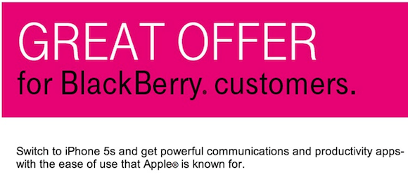 A BlackBerry nem örül a T-Mobile kampányának