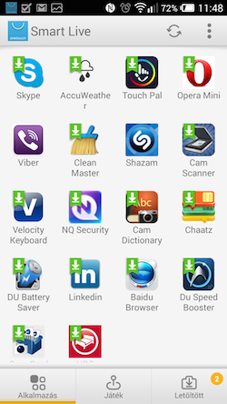 Alcatel One Touch Idol 2 S Screen Shot