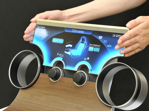 Sharp Free Form Display