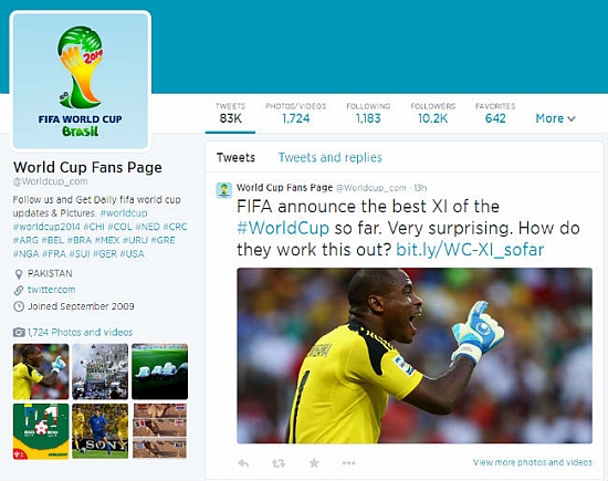 FIFA Twitter