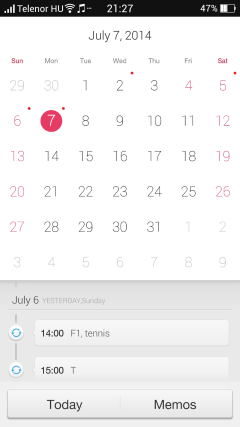 Oppo Find 7a screen shot